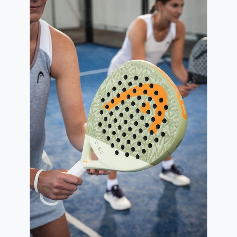 Racchetta da padel HEAD Vibe 2026 green/orange 10