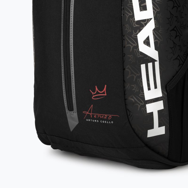 Zaino per padel HEAD Coello Tour Padel Backpack 25 l black 4