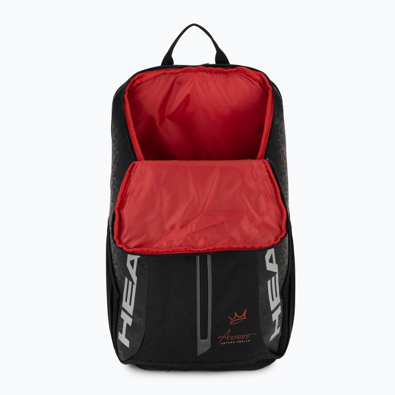 Zaino per padel HEAD Coello Tour Padel Backpack 25 l black 8
