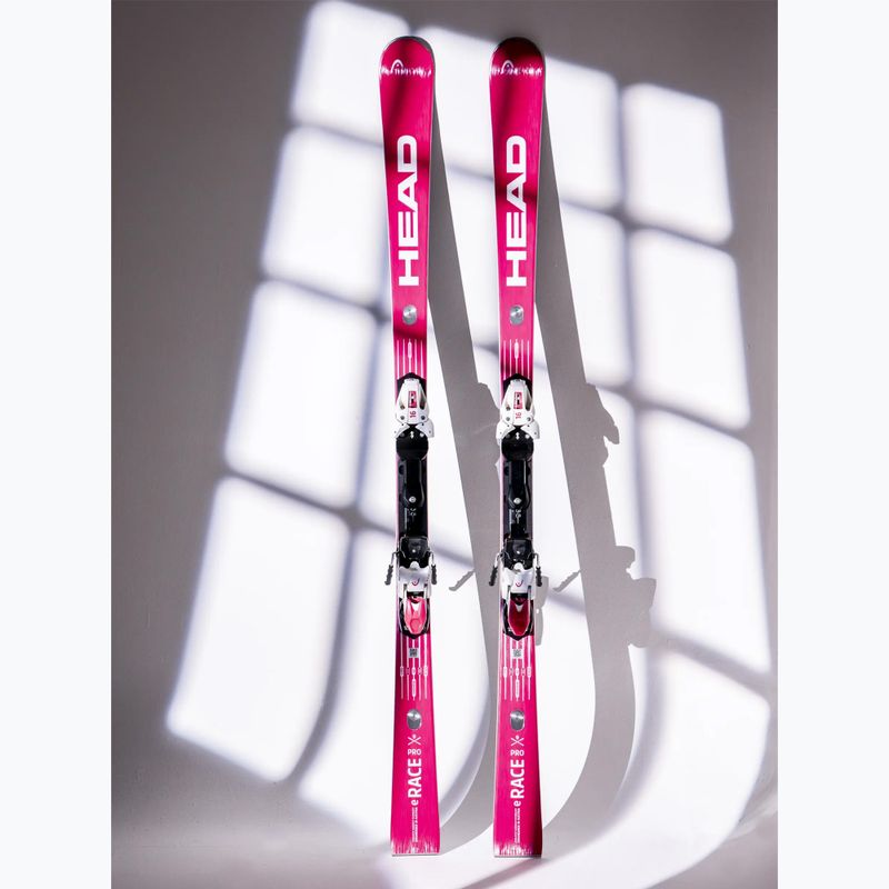 Sci da discesa HEAD WC Rebels e-Race Pro RP WCR 14 + attacchi Freeflex 14 GW 75 Years pink 2
