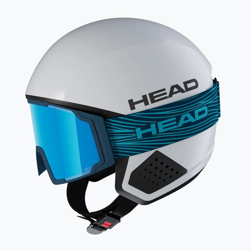 Maschera da sci HEAD Neves Pro 5k Race blue/petrol/blue/chrome/orange 2