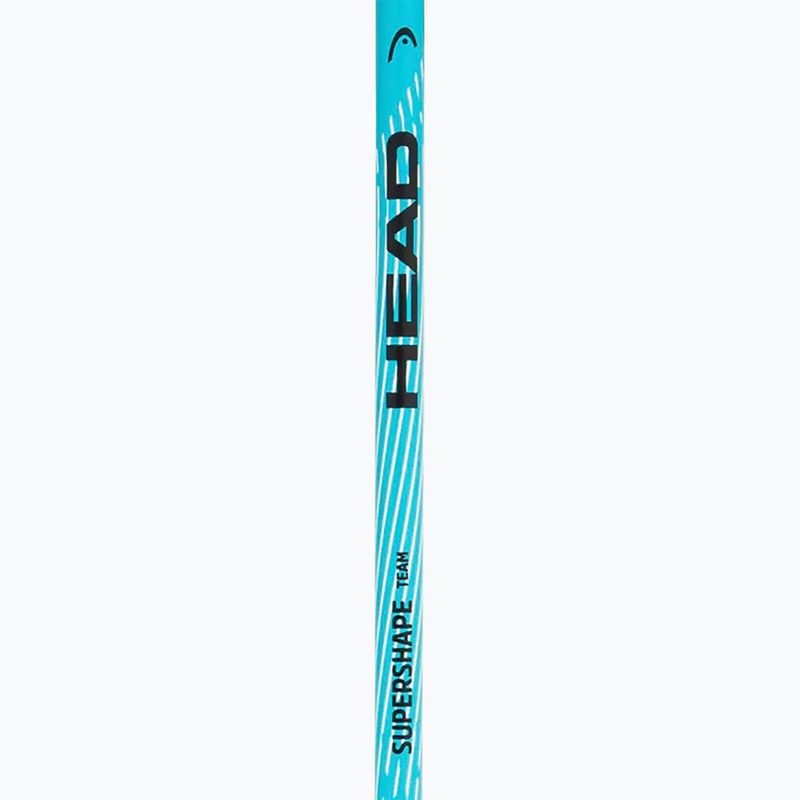 Bastoncini da sci bambini HEAD Supershape Team Adjustable Jr white/black/speedblue 2