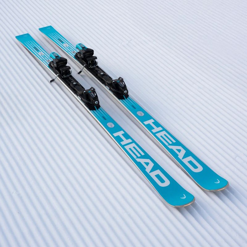 Sci alpini + attacchi HEAD WC Rebels e-Speed Pro RP WCR 14 + Protector+ FF 14 GW blue/white 8