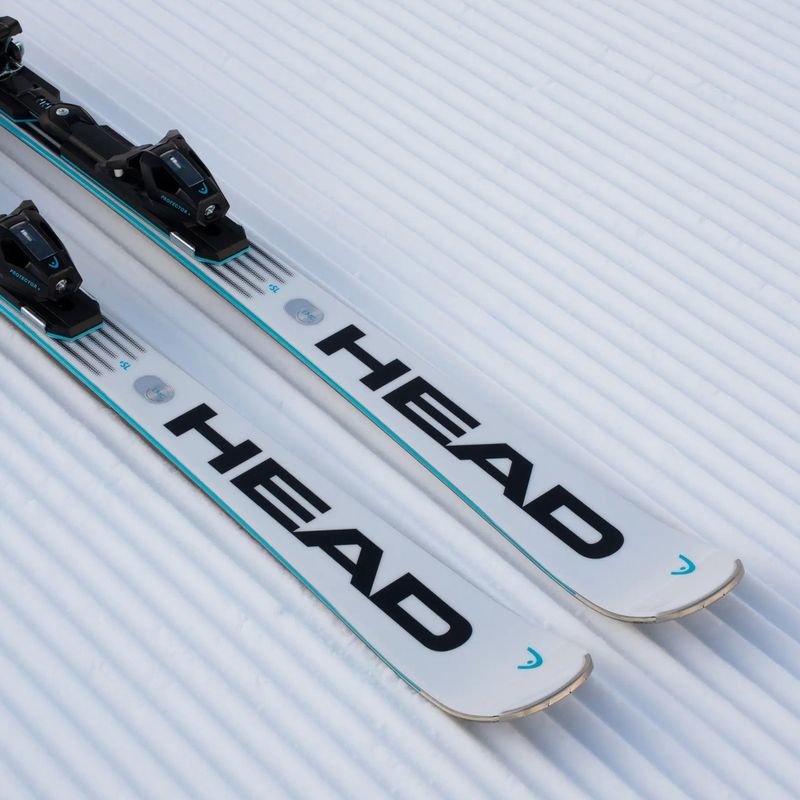 Sci alpini + attacchi HEAD WC Rebels e.SLR LYT-PR + PR 11 GW white/blue 4
