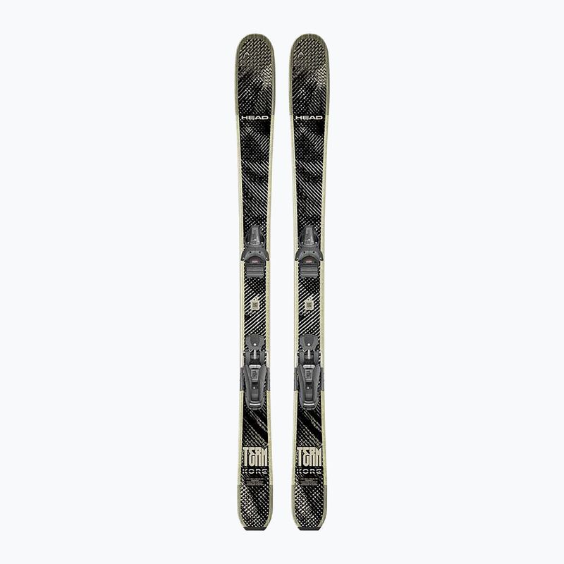 Sci alpini da bambino + attacchi HEAD Kore Team SW + Attack LYT 11 GW black/beige 3