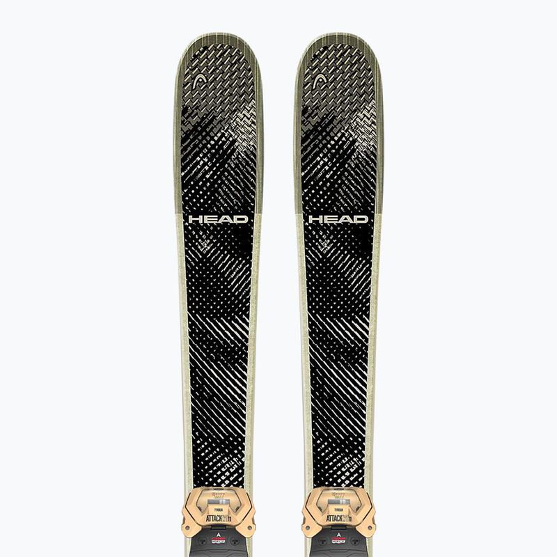 Sci alpini da bambino + attacchi HEAD Kore Team SW + Attack LYT 11 GW black/beige 5