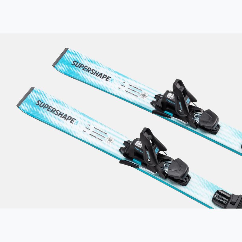 Sci alpini da bambino + attacchi HEAD Supershape JRS + Jrs 7.5 GW CA white/blue 4