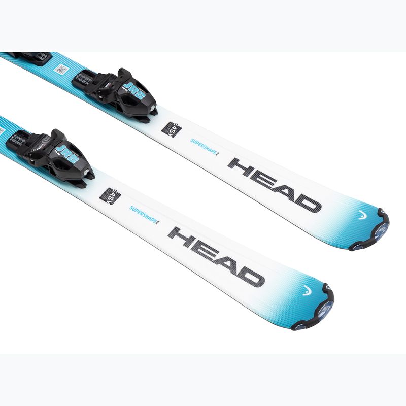Sci alpini da bambino + attacchi HEAD Supershape Team Easy JRS + Jrs 7.5 GW CA blue/white 2