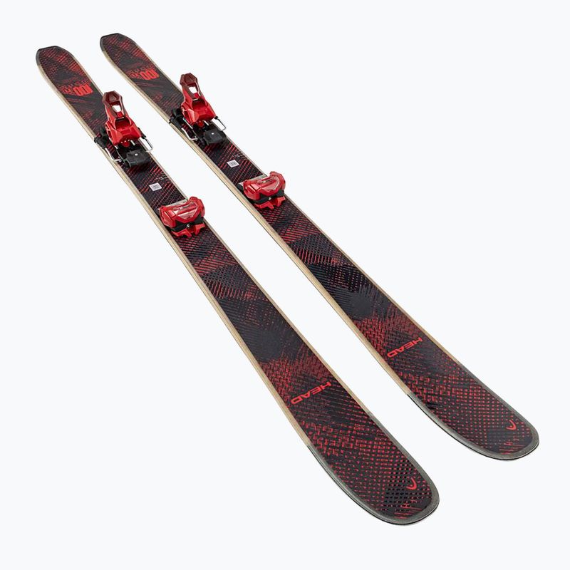 Sci alpini + attacchi HEAD Kore 100 Ti + Protector+ Attack 14 GW black/red 6