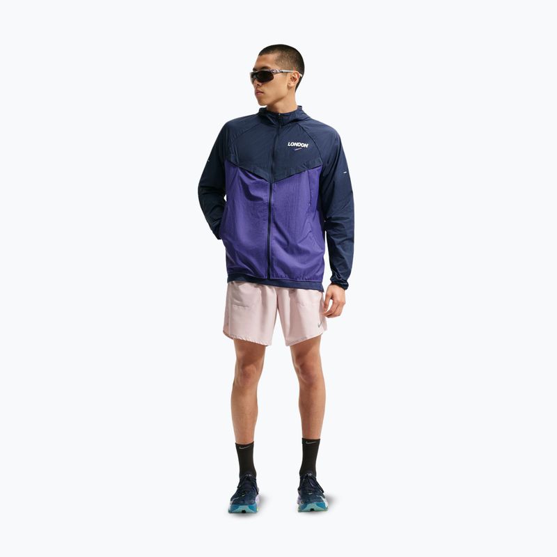 Giacca da corsa da uomo Nike Stride Dri-Fit ADV midnight navy/court purple 2