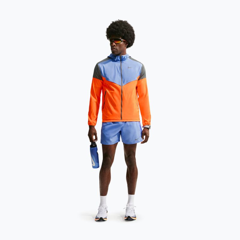 Giacca da corsa da uomo Nike Impossibly Light Windrunner total orange/royal pulse/smoke grey 2