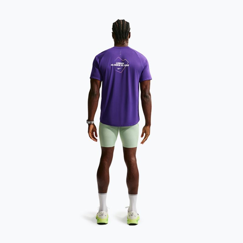 Maglietta da corsa da uomo Nike Stride Dri-Fit ADV court purple 3