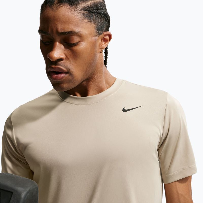 Maglia training da uomo Nike Dri-FIT Training T-Shirt desert khaki/black 4