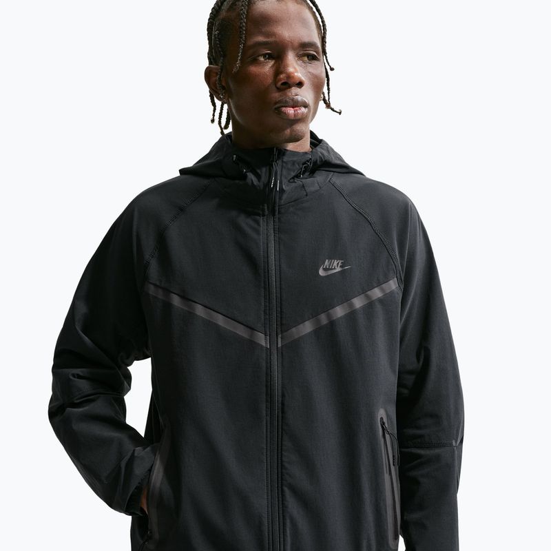 Giacca da uomo Nike Tech Woven Full Zip Windrunner black 4