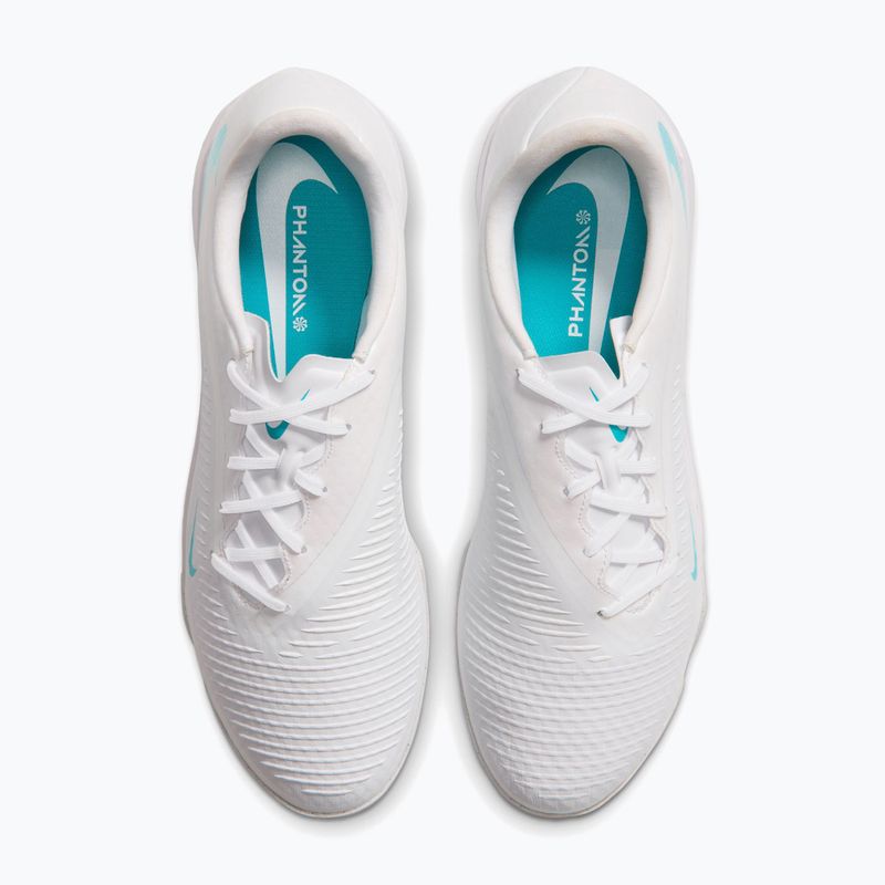 Scarpe da calcio uomo Nike Phantom 6 Low Academy TF white/white/dusty cactus 4