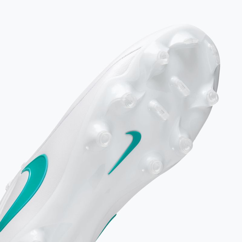 Scarpe da calcio uomo Nike Tiempo Maestro Academy FG/MG white/white/dusty cactus 5