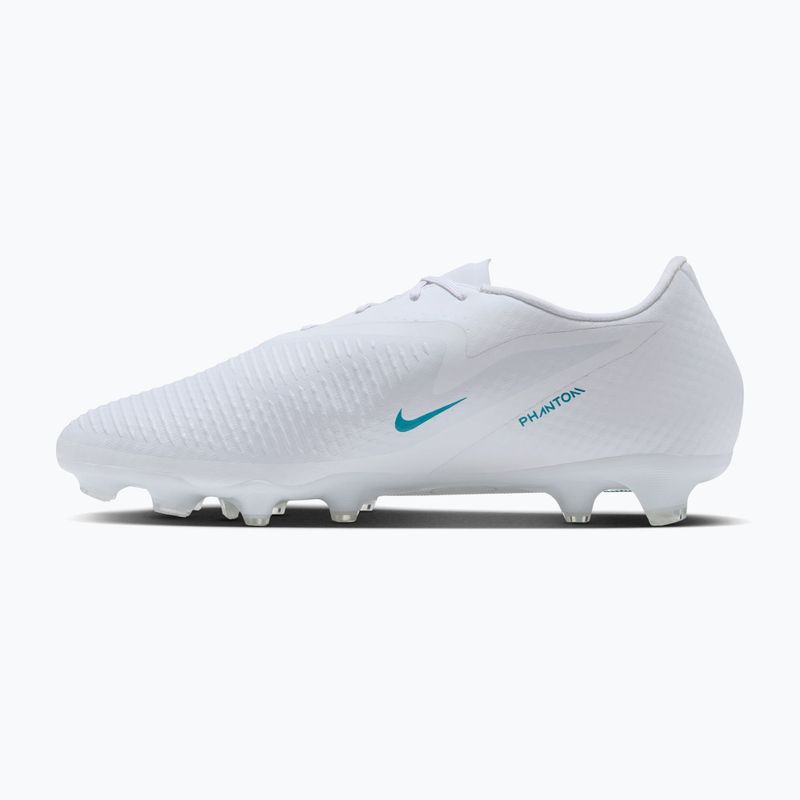 Scarpe da calcio uomo Nike Phantom 6 Low Academy FG/MG white/white/dusty cactus 2