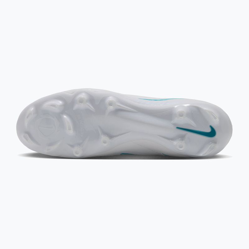 Scarpe da calcio uomo Nike Phantom 6 High Academy FG/MG white/white/dusty cactus 9