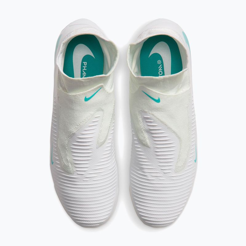 Scarpe da calcio uomo Nike Phantom 6 High Pro FG white/white/dusty cactus 5