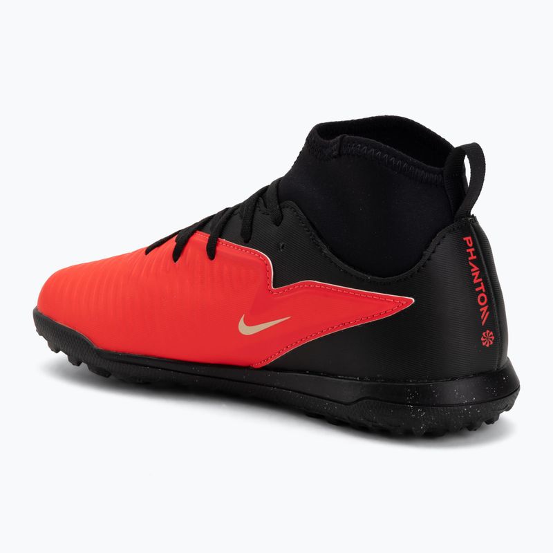 Scarpe da calcio bambino Nike Jr. Phantom 6 High Club bright crimson/bright crimson/black 3
