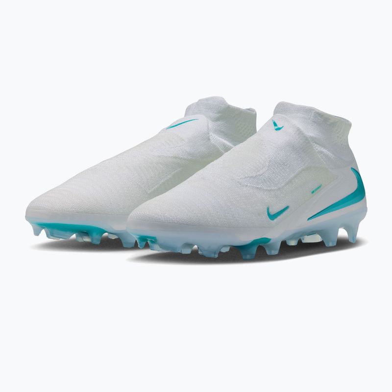 Scarpe da calcio uomo Nike Phantom 6 High Elite FG white/white/dusty cactus 3