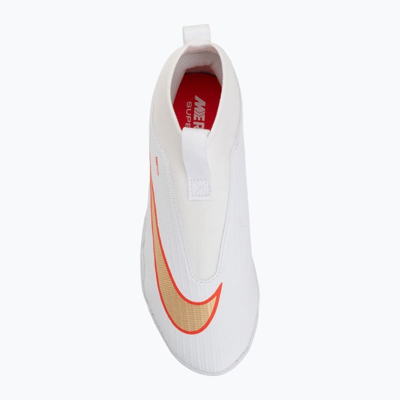 Scarpe da calcio bambino Nike Jr. Mercurial Superfly 11 Academy white/bright crimson/blur 5