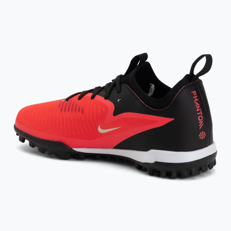 Scarpe da calcio bambino Nike Jr. Phantom 6 Low Academy Bright Crimson/Bright Crimson/Black 3