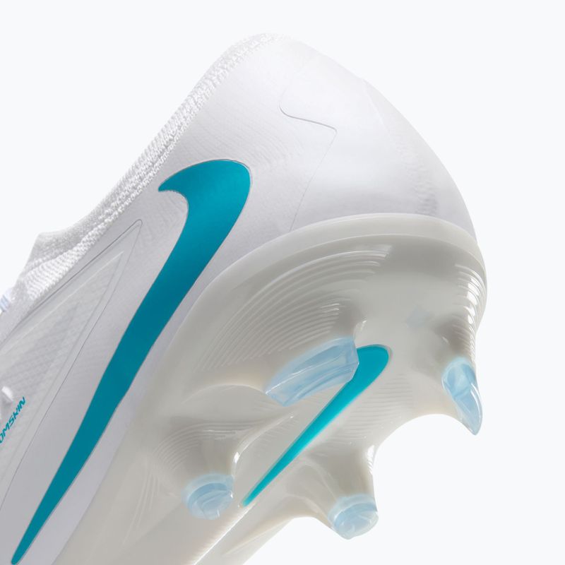 Scarpe da calcio uomo Nike Phantom 6 Low Pro FG white/white/dusty cactus 8