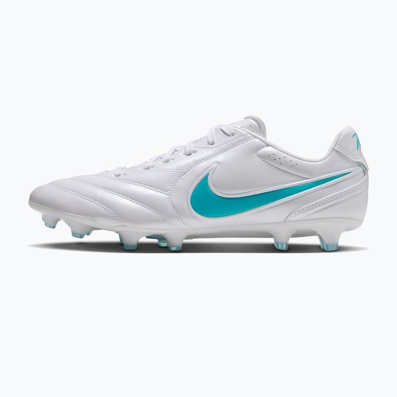 Scarpe da calcio uomo Nike Tiempo Ligera Pro FG white/white/energy 2