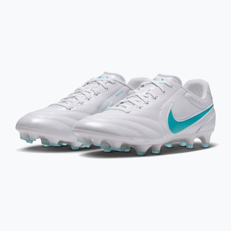 Scarpe da calcio uomo Nike Tiempo Ligera Pro FG white/white/energy 3