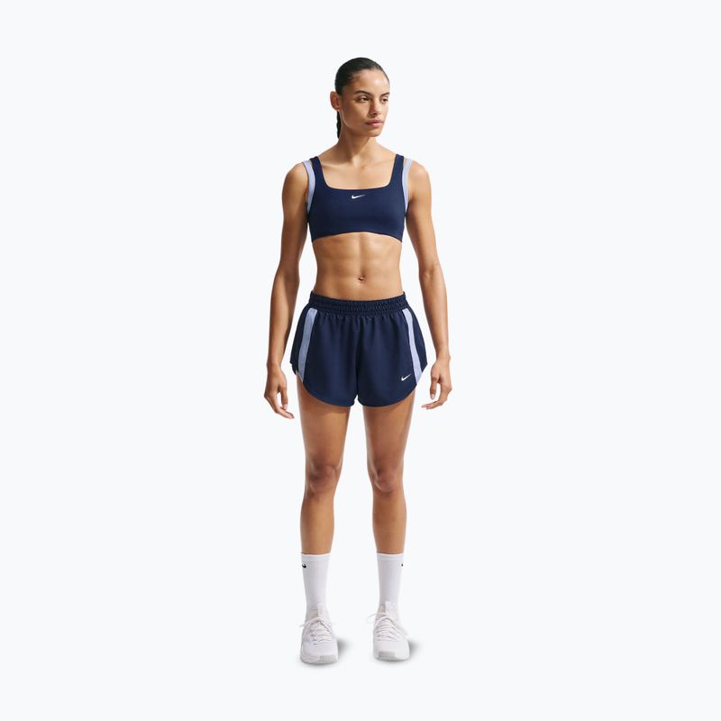 Reggiseno sportivo Nike One Light Support midnight navy/aluminium/white 2
