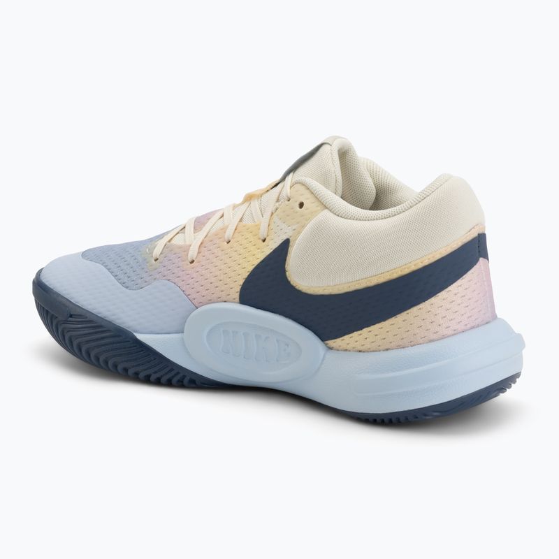 Scarpe da pallavolo Nike Hyperquick SE coconut milk/diffused blue/hydrogen blue 3
