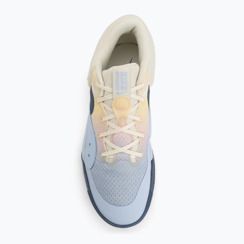 Scarpe da pallavolo Nike Hyperquick SE coconut milk/diffused blue/hydrogen blue 5