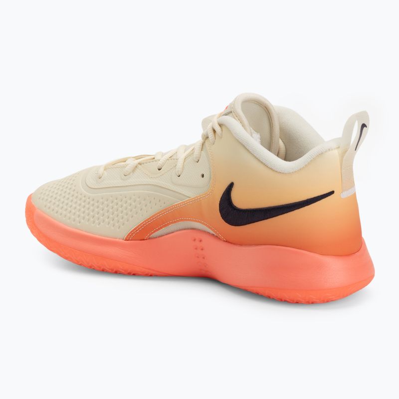 Scarpe da pallavolo Nike React Hyperset 2 SE coconout milk/cave purple/hot lava 3