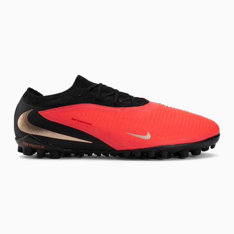 Scarpe da calcio uomo Nike Phantom 6 Low Pro bright crimson/black/blur 2