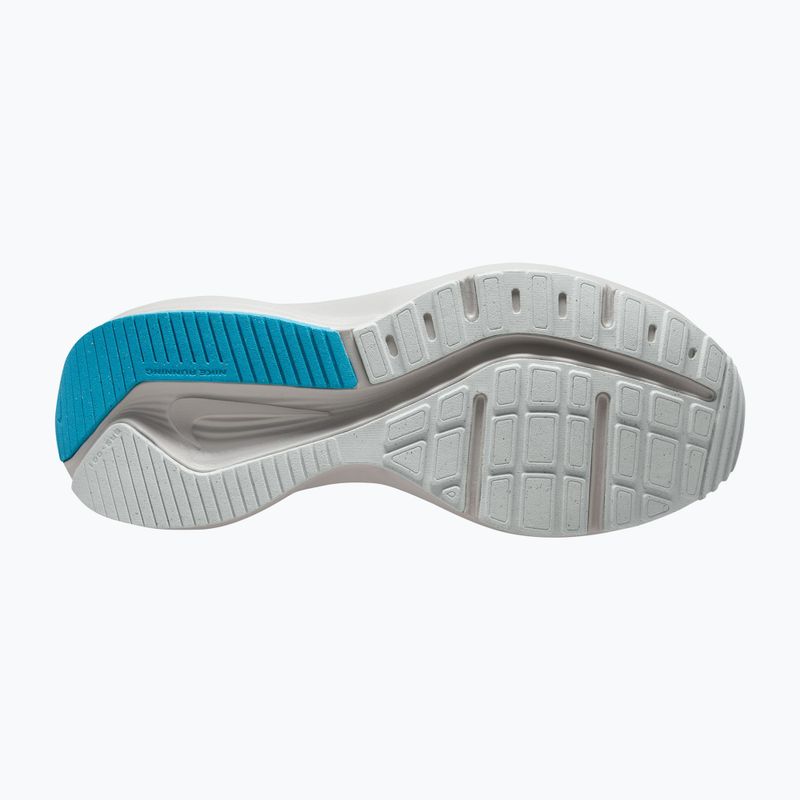 Scarpe da corsa uomo Nike Downshifter 14 off white/light current blue/black 3