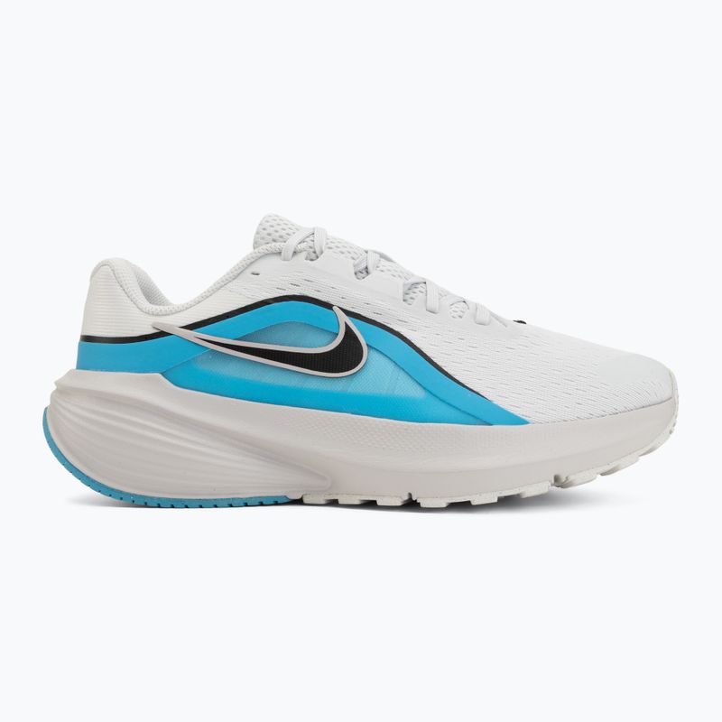 Scarpe da corsa uomo Nike Downshifter 14 off white/light current blue/black 2