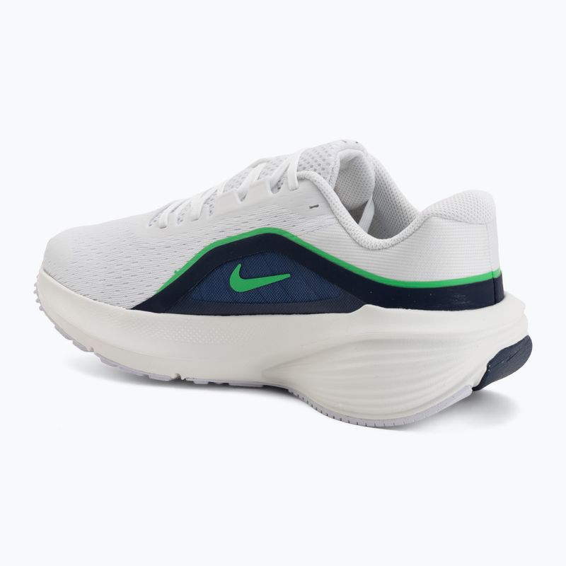 Scarpe da corsa uomo Nike Downshifter 14 white/midnight navy/green spark 3