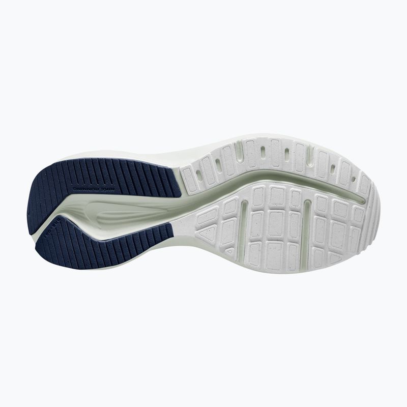 Scarpe da corsa uomo Nike Downshifter 14 white/midnight navy/green spark 3