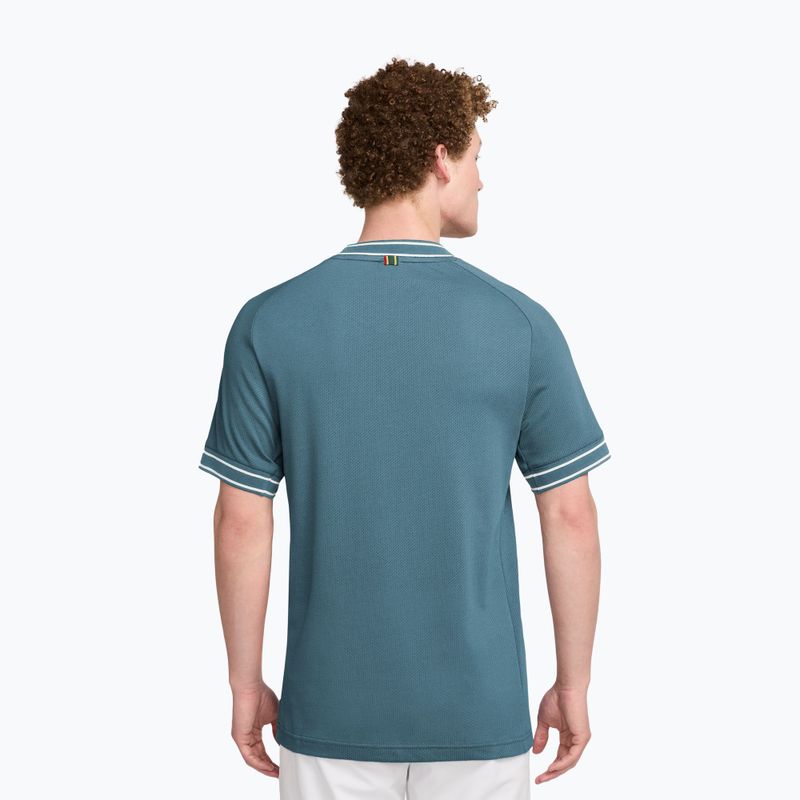 Maglietta da tennis da uomo Nike Court Heritage smokey blue 2