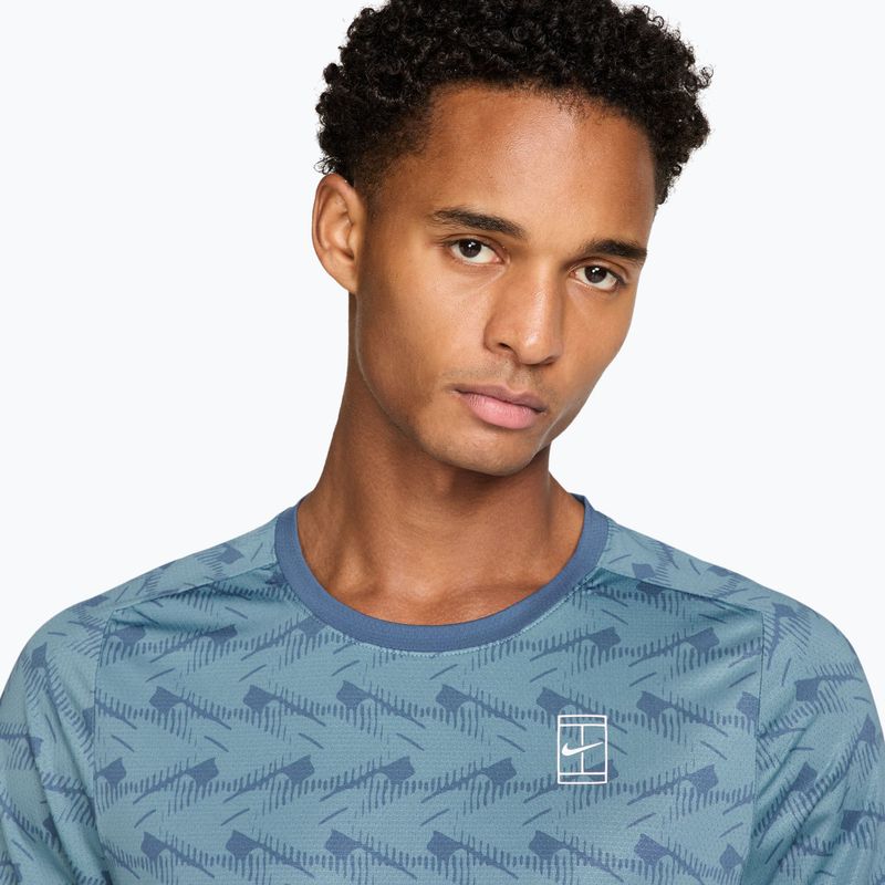 T-shirt da uomo Nike Court Advantage new slate/new slate/white 3