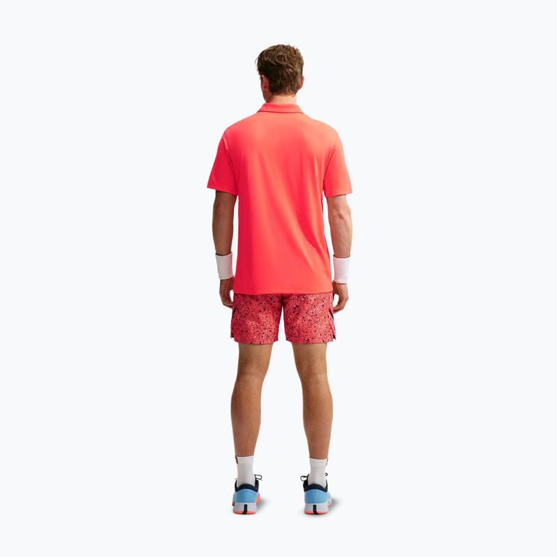 Maglietta da tennis da uomo Nike Court Dri-FIT Bright Crimson/Black 3