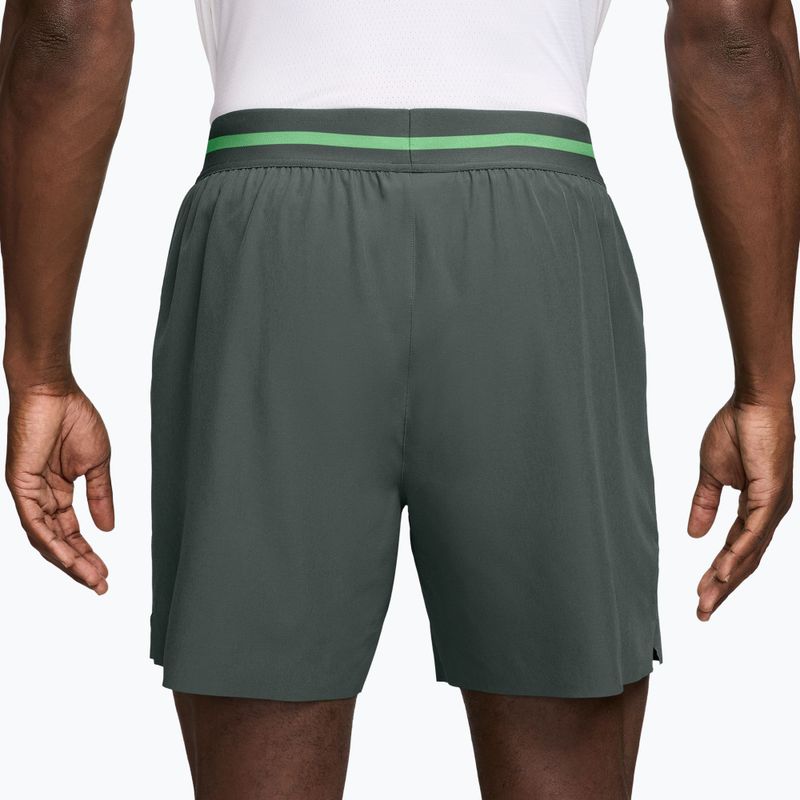 Pantaloncini da tennis da uomo Nike Court Dri-Fit Advantage 6" camo green/cucumber calm/cucumber calm 2