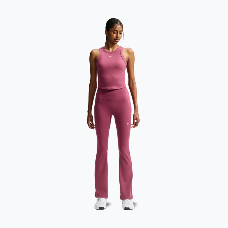 Leggings da allenamento donna Nike One pink smoke/white 8