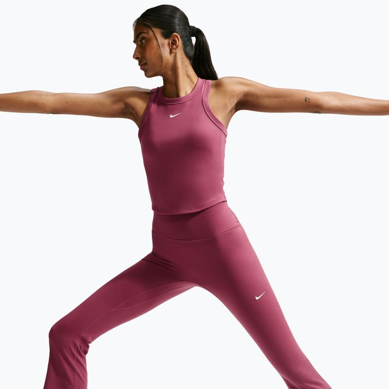 Leggings da allenamento donna Nike One pink smoke/white 4