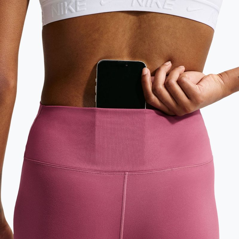 Leggings da allenamento donna Nike One pink smoke/white 6