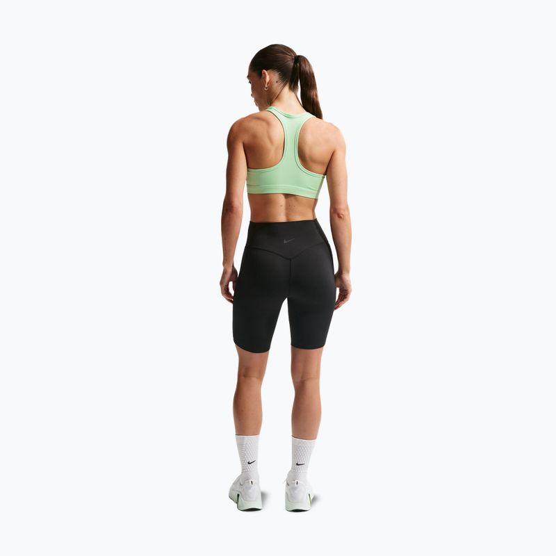 Reggiseno sportivo Nike Swoosh cucumber calm/white 3