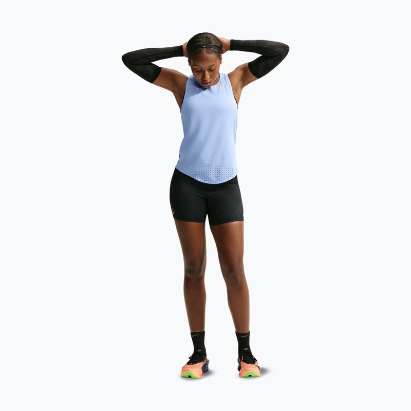 Maglia da running da donna Nike AeroSwift aluminum/atomic pink 2