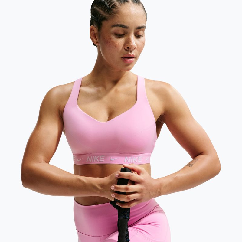 Reggiseno sportivo Nike Indy High Support pink rise 5