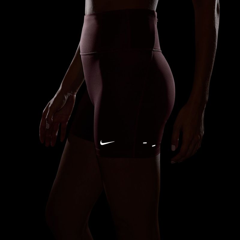 Pantaloncini da corsa da donna Nike Tempo pink smoke 7